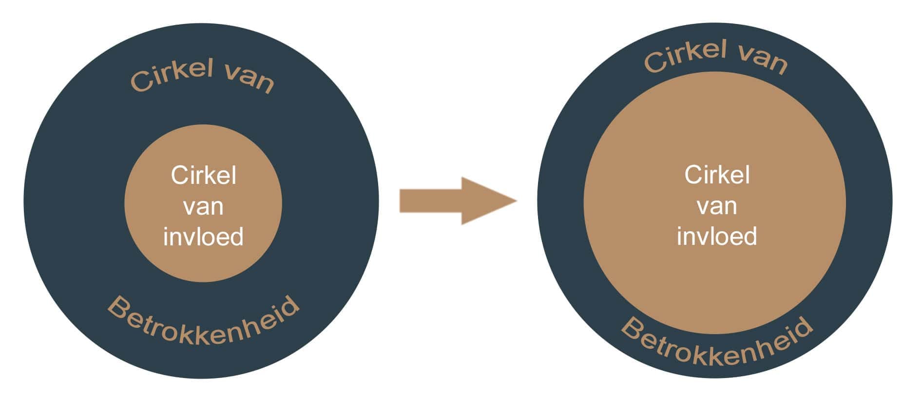 Wat is de cirkel van invloed en betrokkenheid en hoe gebruik je die op jouw (werkend) leven?